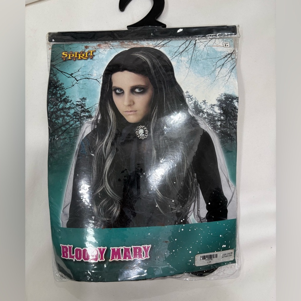 New Child’s Spirit Halloween Bloody Mary Costume Wig
